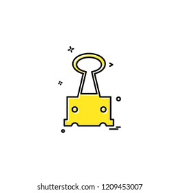 Clip icon design vector
