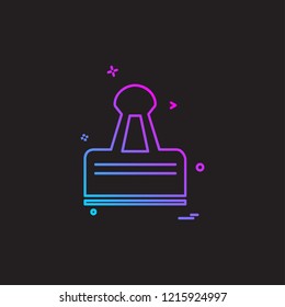 Clip icon design vector