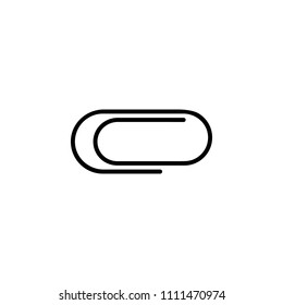 clip icon. Element of education icon for mobile concept and web apps. Detailed clip icon can be used for web and mobile. Premium icon on white background