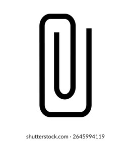 clip icon on white background