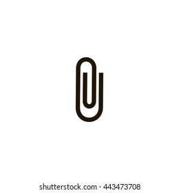 clip icon. clip sign
