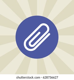 clip icon. sign design. background
