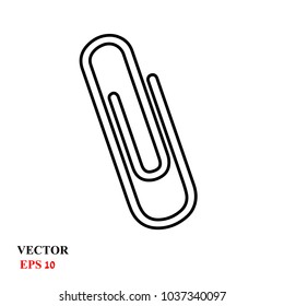 clip icon. vector illustration