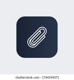 Clip Icon. Vector illustration EPS 10.