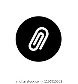 Clip icon, vector illustration. Flat design style. vector clip icon illustration isolated on white background, clip icon Eps10. clip icons graphic design vector symbols.