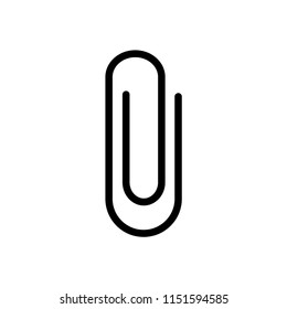 Clip icon vector style flat