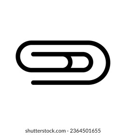 Clip Icon Vector Symbol Design Illustration