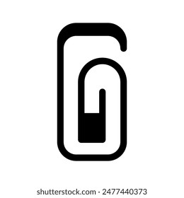 Clip Icon Vector Symbol Design Illustration
