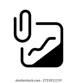 Vektorsymbol-Designgrafik für Clips