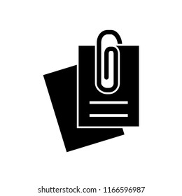 clip icon vector template