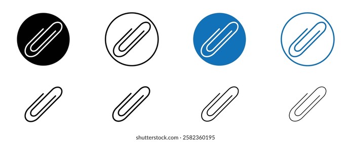 Clip icons pack vectors for app and web ui designs