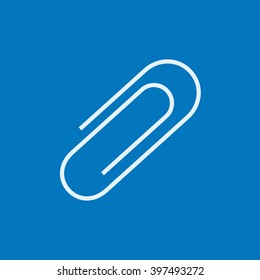 Clip line icon.