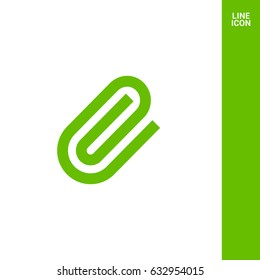 clip line vector icon
