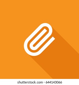 clip line vector icon