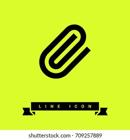 clip line vector icon