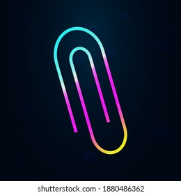Clip outline nolan icon. Simple thin line, outline vector of education icons for ui and ux, website or mobile application