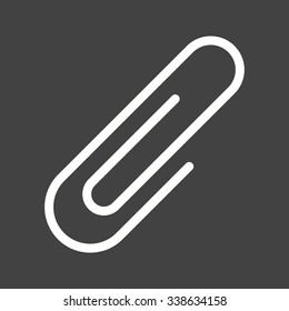 Clip, paper, clips icon vector image. Can also be used for education and science. Suitable for use on web apps, mobile apps and print media.