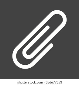 Clip, paper, clips icon vector image. Can also be used for education and science. Suitable for use on web apps, mobile apps and print media.