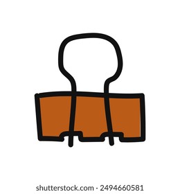 Clip. Clip de papel doodle icon