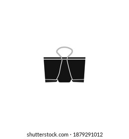 Clip for paper. Illustration. Vector	
