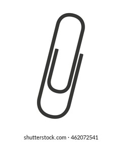 clip paper metal icon vector isolated design
