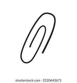 Clip für Papiere handgezeichnete Umriss doodle Symbol