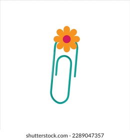 Clip Pin Paper Design Vector