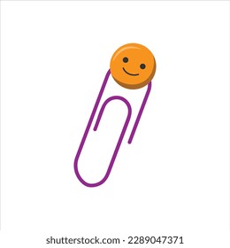 Vector de diseño de papel de pinza de clip