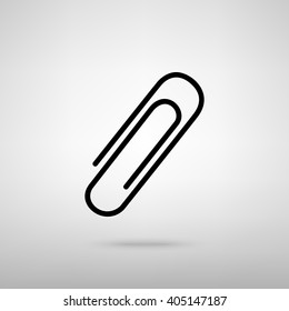 Clip sign. Vector illustration