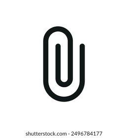 Plantillas de diseño de Vector de iconos estacionarios de Clip Concepto simple y moderno