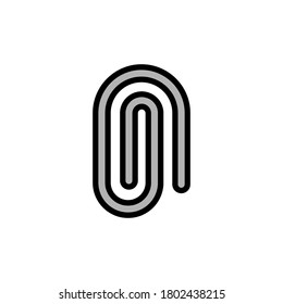 Clip tool icon. Simple color with outline vector elements of cabinet accessories icons for ui and ux, website or mobile application