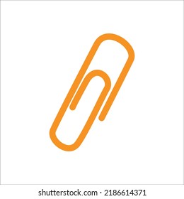 Clip. Vector illustration isolated on white background.