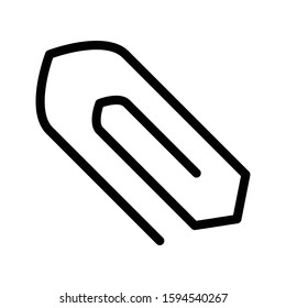 clip vector thin line icon 