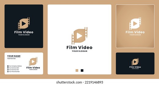 clip video logo design for film, editor or studio