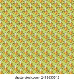 Fondo de patrón sin costura de plátano Clipart