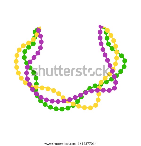 Clipart Beads Mardi Gras Svg Files Stock Vector Royalty Free 1614377014