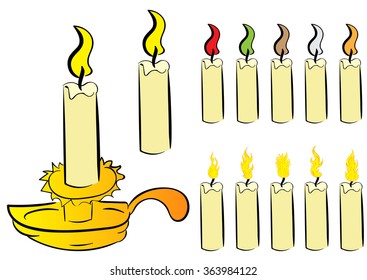 Clipart with candles