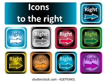 Clipart color icons to the right
