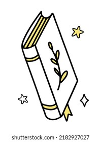The clipart doodle book. Vector illustration in line 