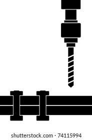 Clip-art of drill