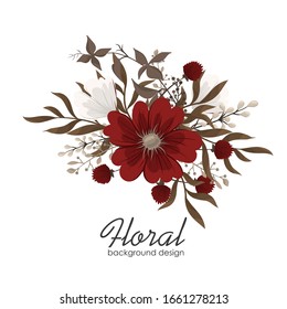 Clipart flower -  red flowers