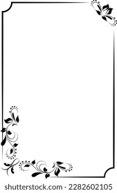 Clipart frames in vector. A collection of frames in the old style of 6 pictures.