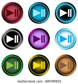 Clipart icon pause symbol