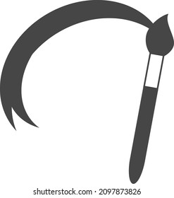 Clipart icon vector Paint brush