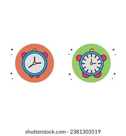 ilustración de clipart. reloj, cronómetro de clipart concepto blanco aislado