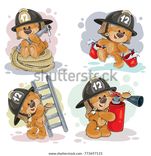 firefighter stuffed bear
