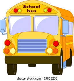 Clipart Illustration Of A Yellow School Bus