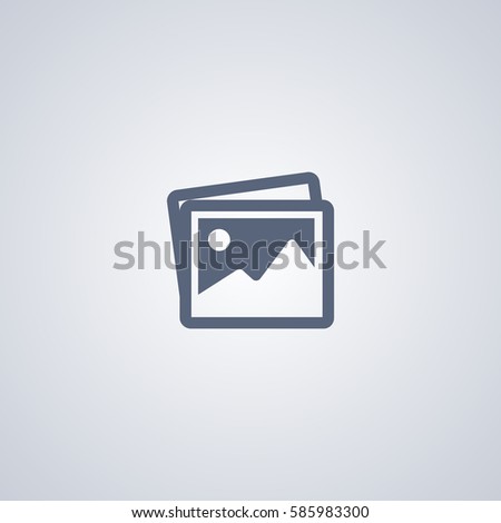 Clipart vector icon, image vector icon