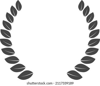 clipart vector icon logo laurel wreath leaf