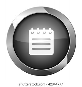 Clipboard button. vector